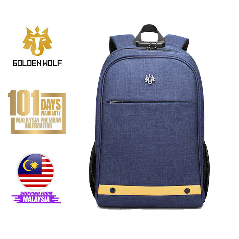 Golden Wolf Trident Backpack (15.6" Laptop)