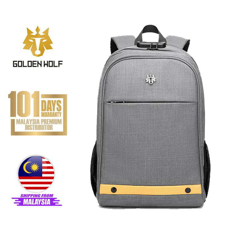 Golden Wolf Trident Backpack (15.6" Laptop)