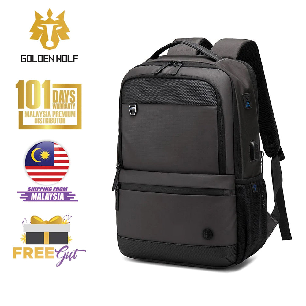 Golden Wolf Phase Backpack (15.6" Laptop)