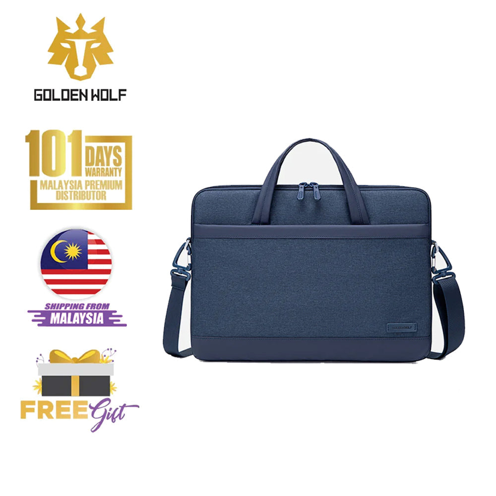 Golden Wolf i-Declan Laptop Briefcase