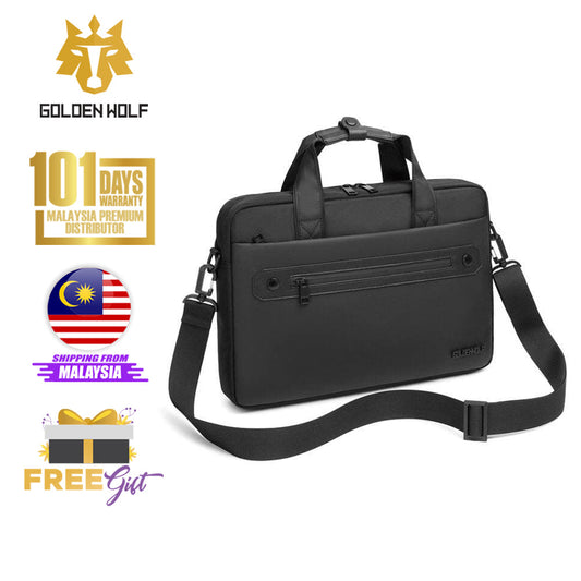 Golden Wolf Ozzon Laptop Briefcase Messenger Bag Document Bag Laptop Bag (14")