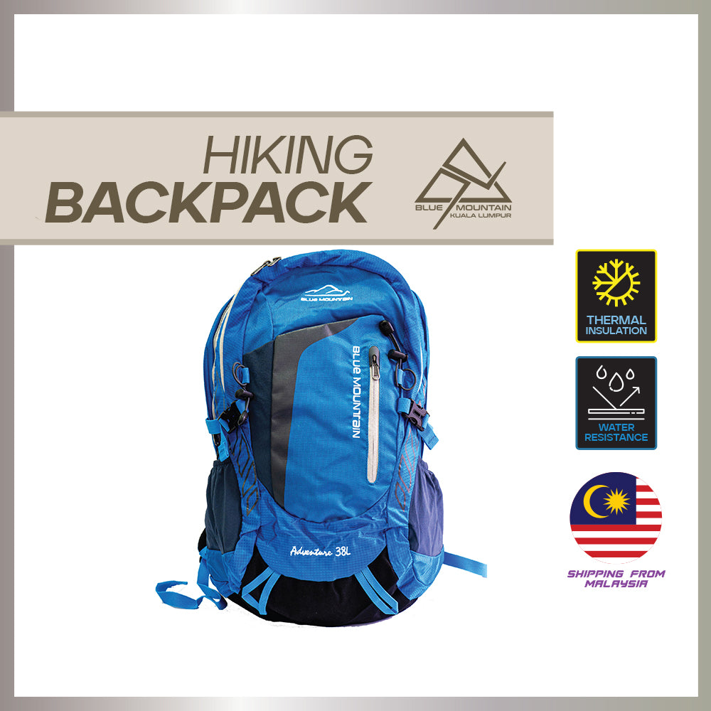 Blue Mountain Hiking Backpack 38L