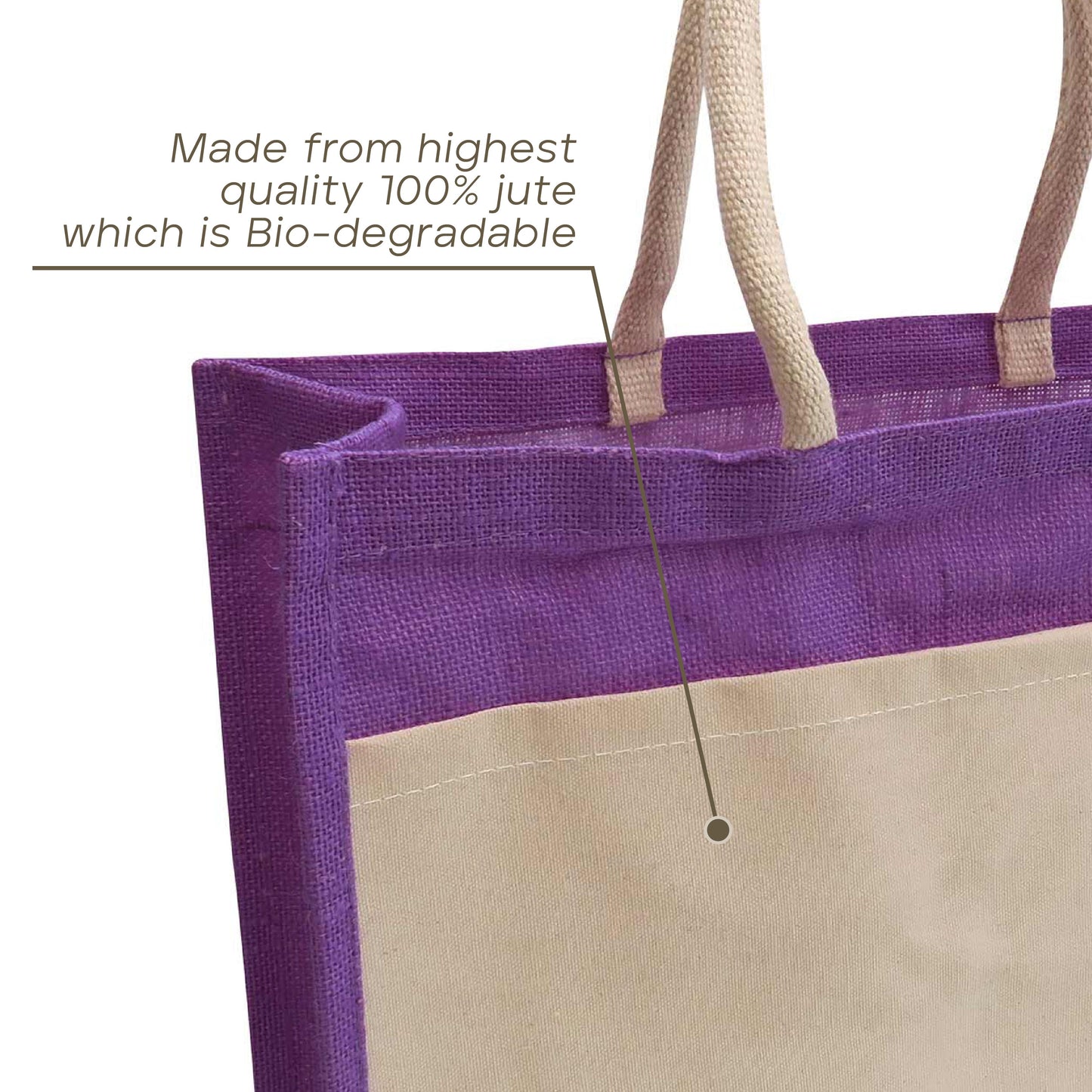 BAG2U【HOT-SIMPLE】Jute Bag