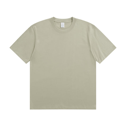 230G Adult Round Neck Short Sleeve T-Shirt - Light Green