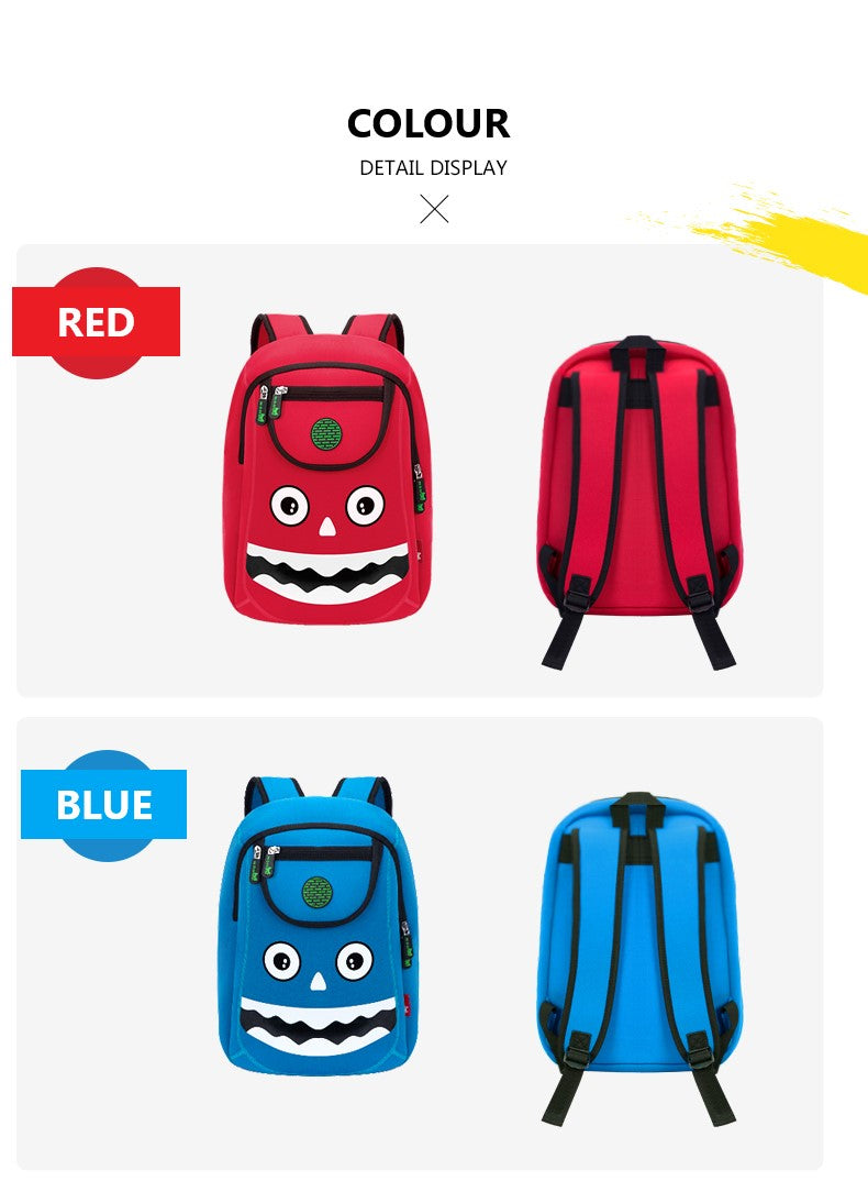 NOHOO Kid Happy Monster Design Children Boy Travel School Bag Beg Sekolah Bag A4