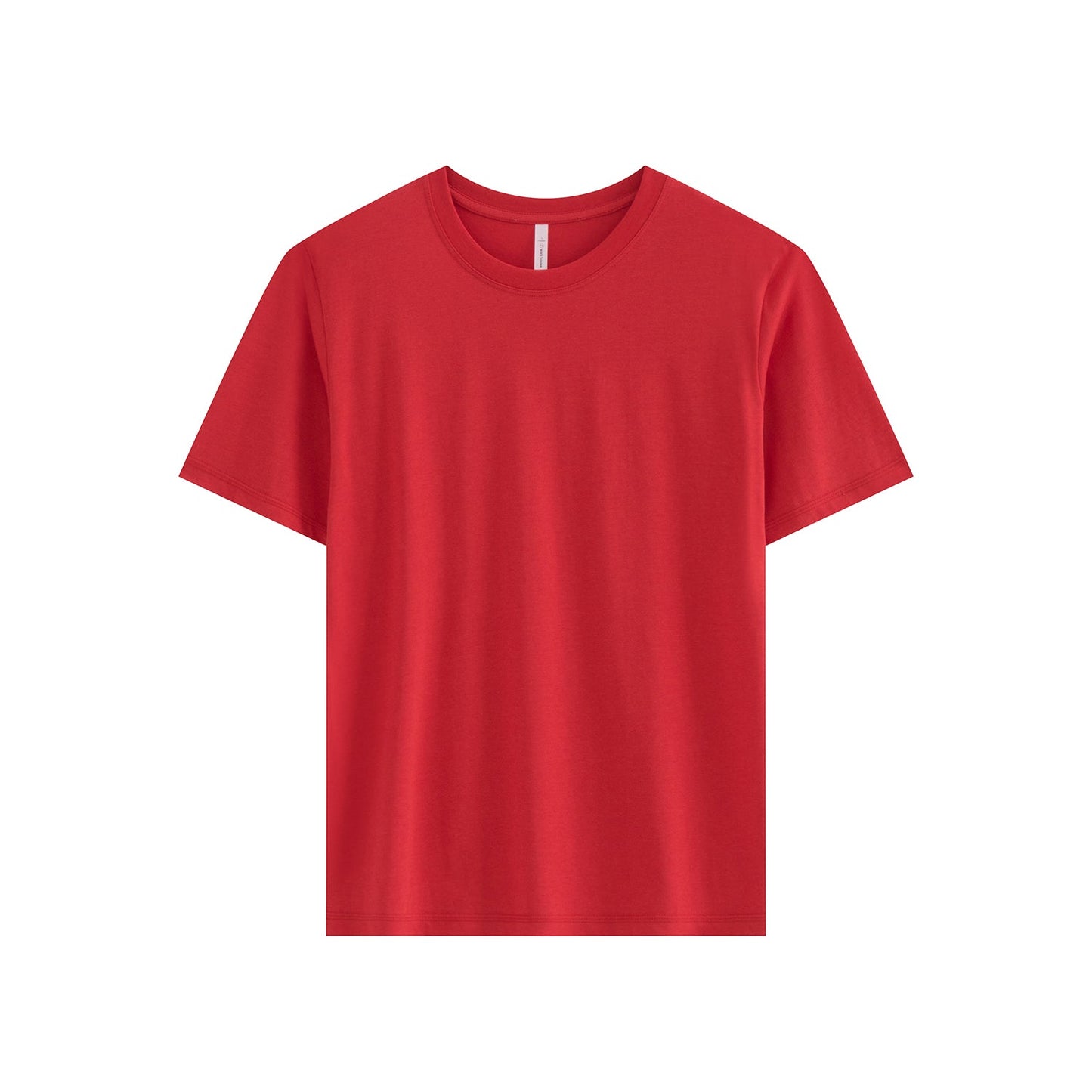 210G IceTech Cotton Adult Round Neck Short Sleeve T-Shirt - Red