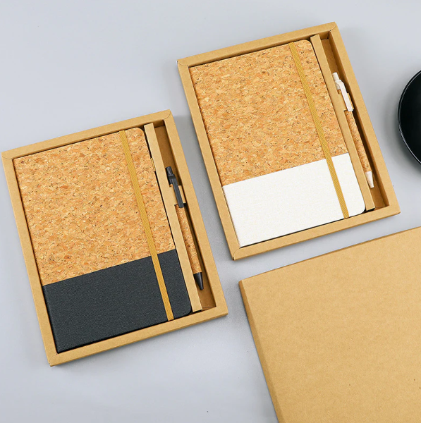 A5 Eco Cork Hardcover Notebook - BH-EN 1340