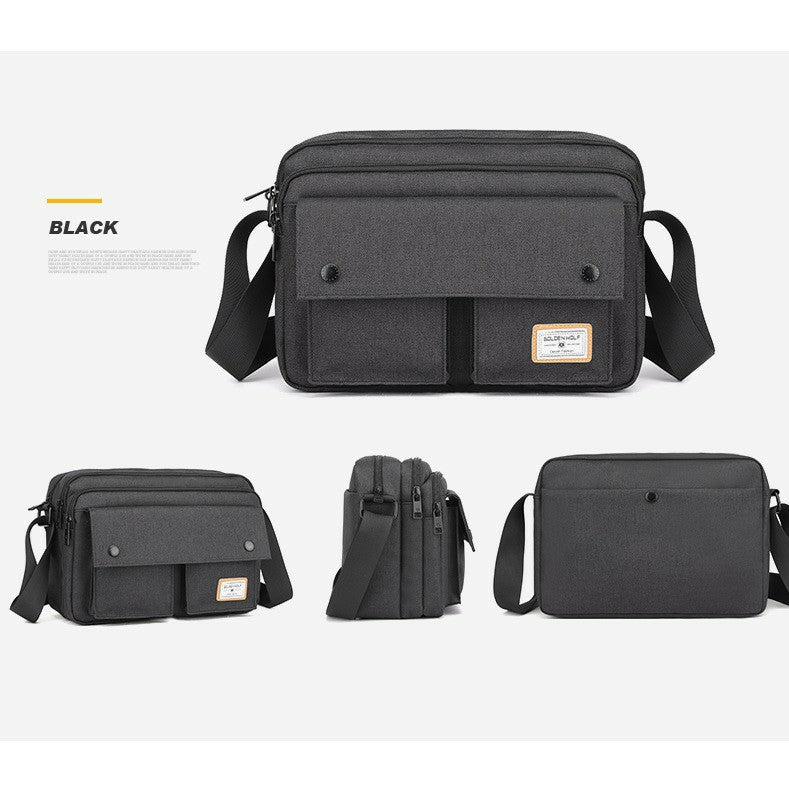 Golden Wolf Lance Crossbody Sling (9.7" Tablet)