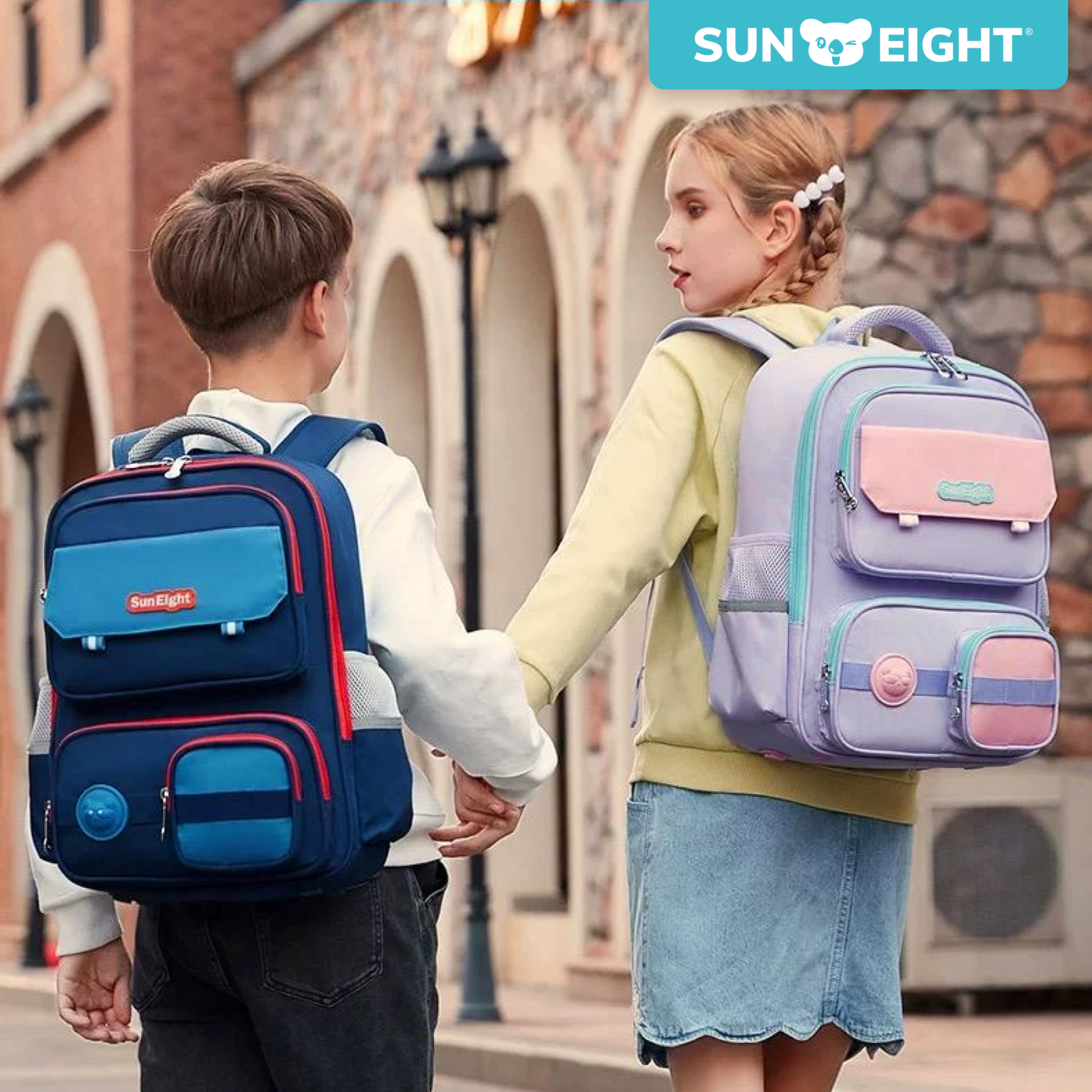 Sun Eight Toppz Ergonomic Spine Protection Primary School Bag - Sun Eight