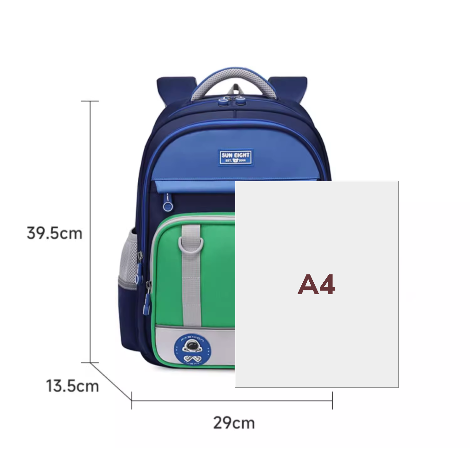 Sun Eight Genz Ergonomic Spine Protection Primary School Bag - Sun Eight