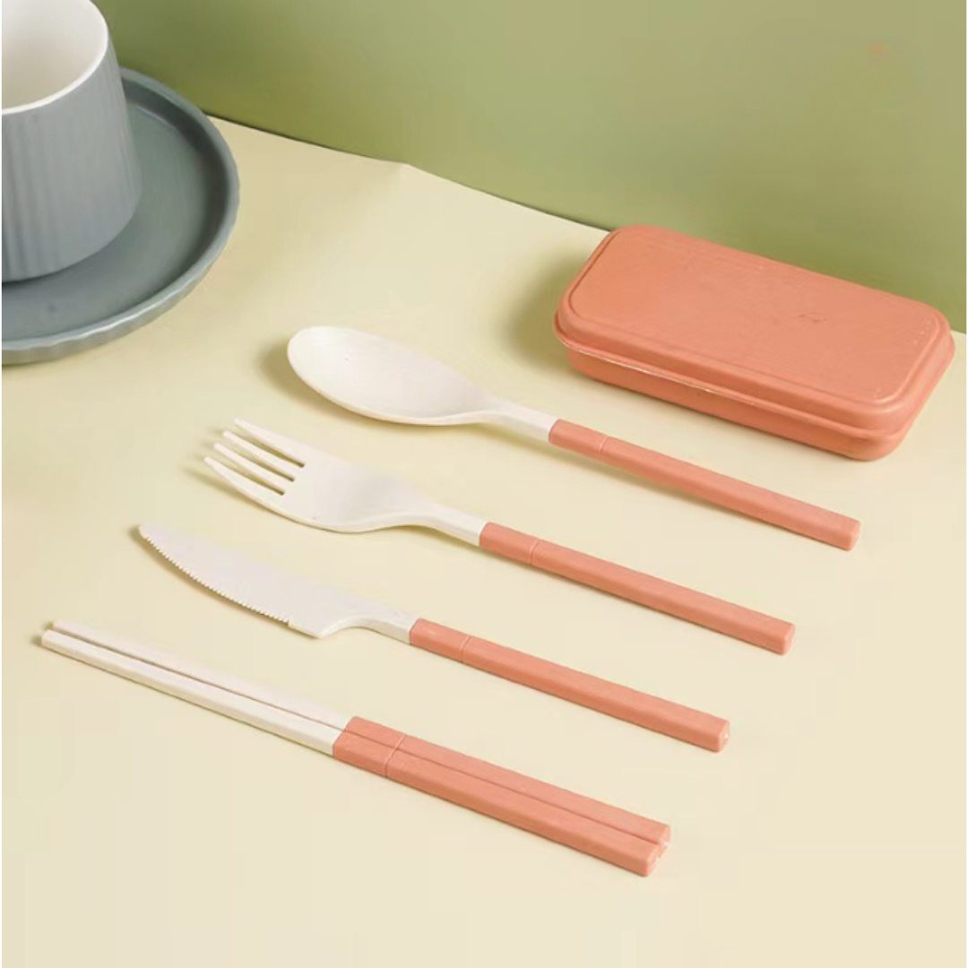 Cutlery Set Wheat Straw