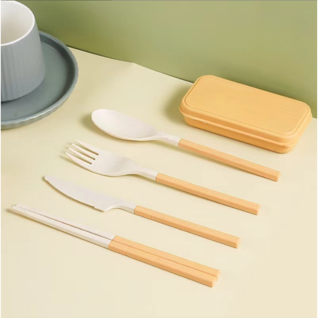 Cutlery Set Wheat Straw