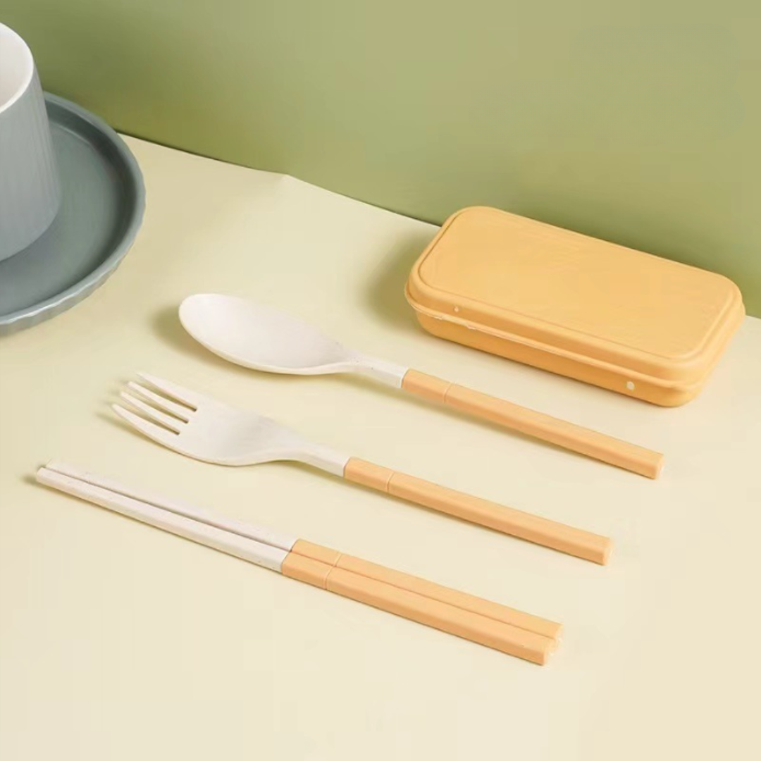 Cutlery Set Wheat Straw