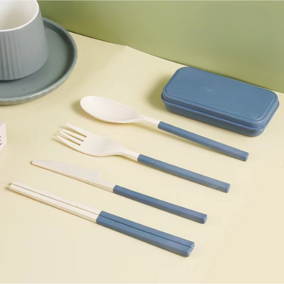 Cutlery Set Wheat Straw