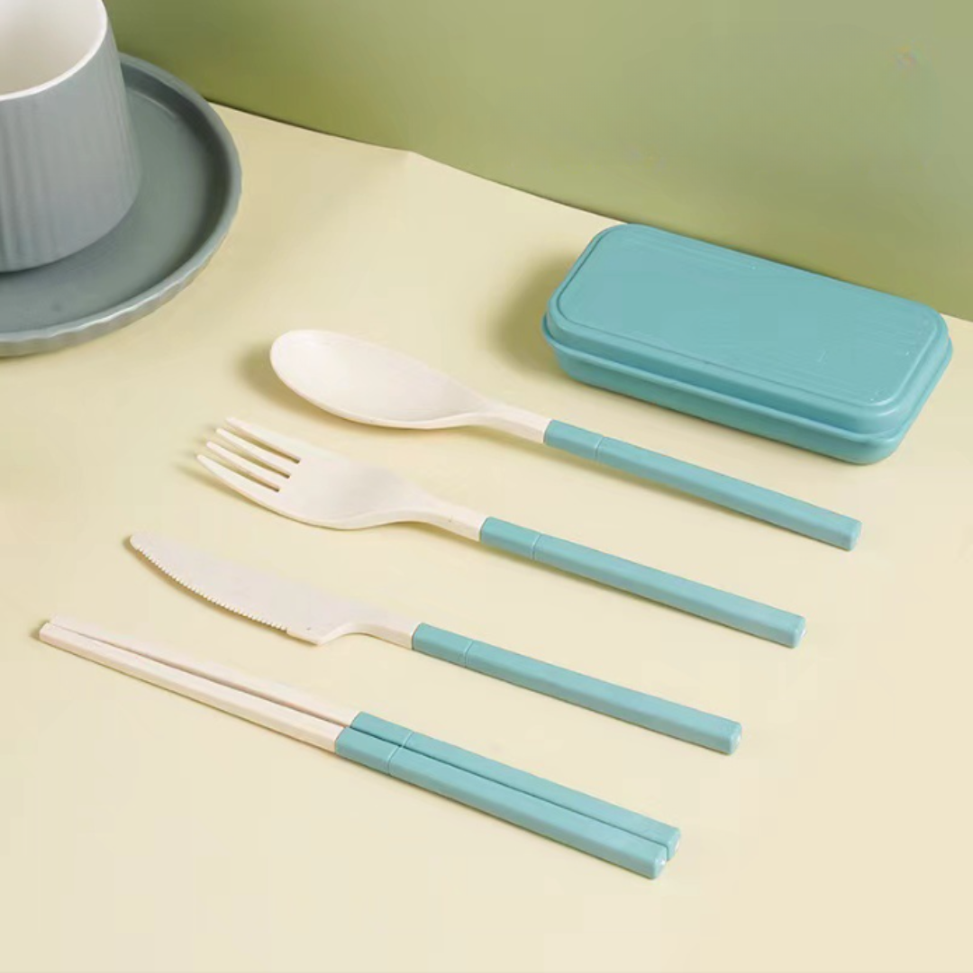 Cutlery Set Wheat Straw