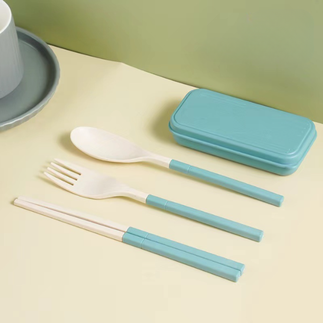 Cutlery Set Wheat Straw