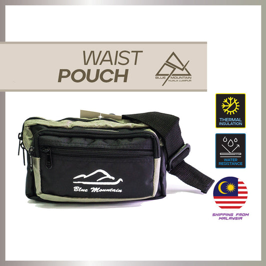 Blue Mountain 3L Waist Pouch Signature Air Ventilation YKK Zipper Out door  Ready Stock Malaysia