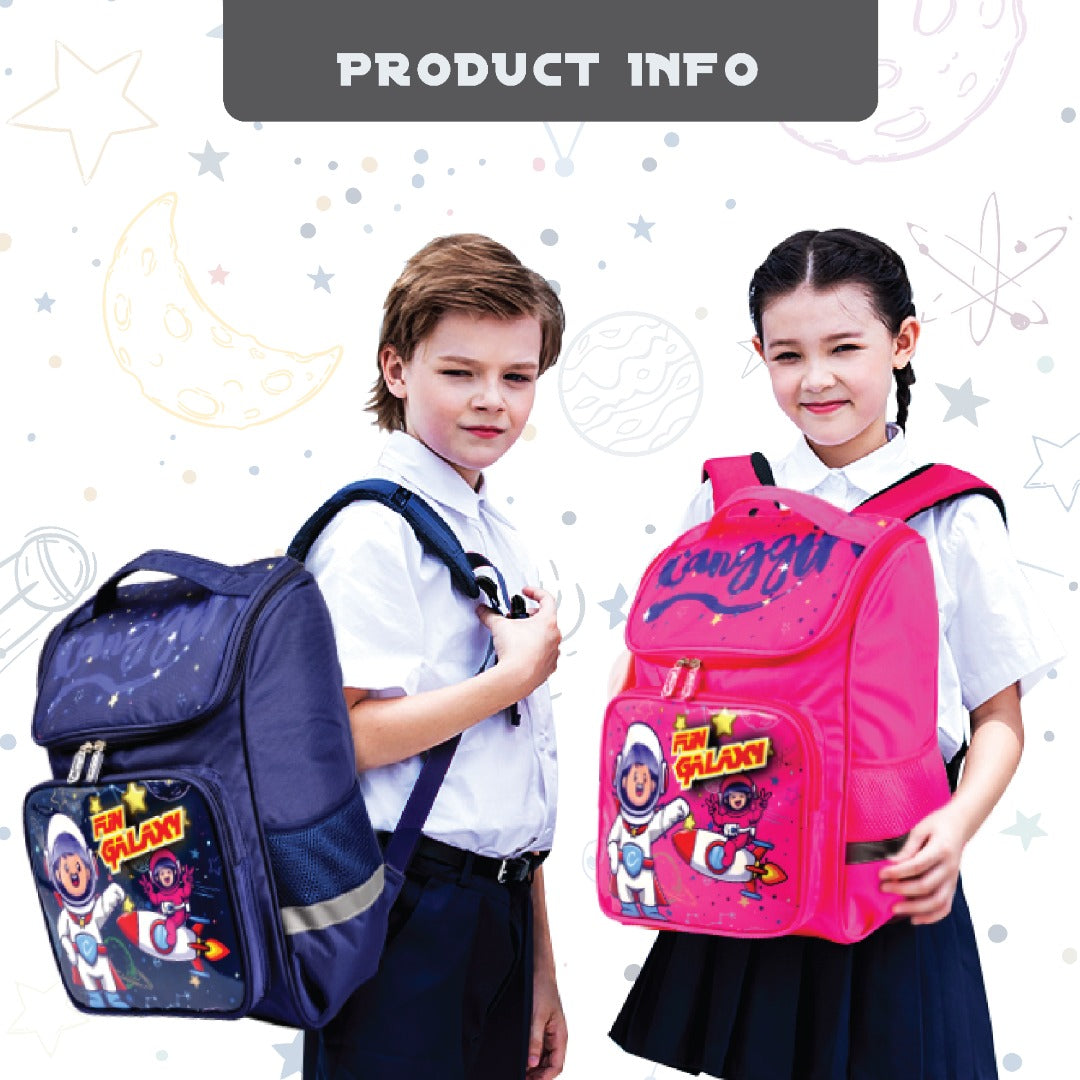 Canggih Galaxy Backpack with Trolley or without Trolley