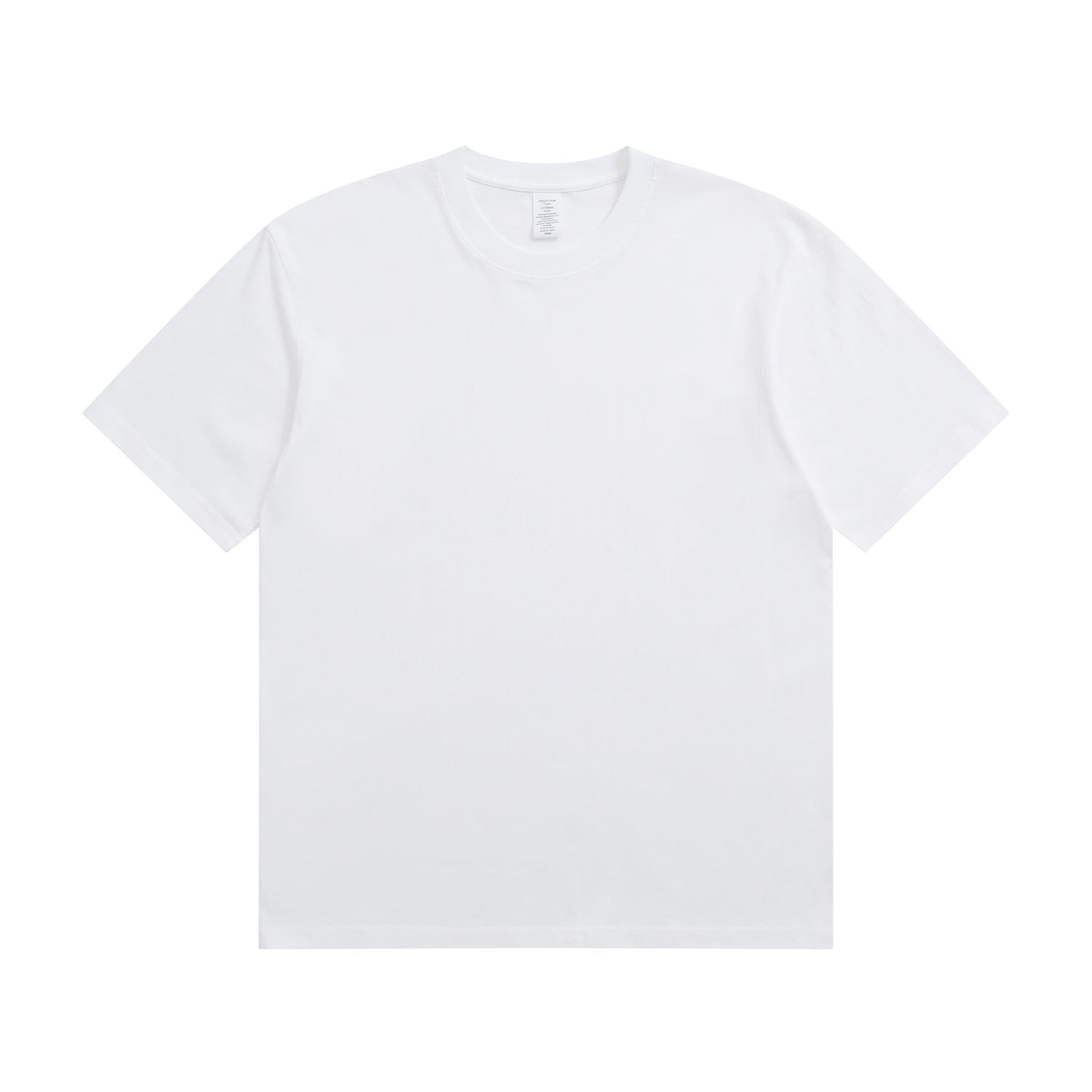 230G Adult Round Neck Short Sleeve T-Shirt - White