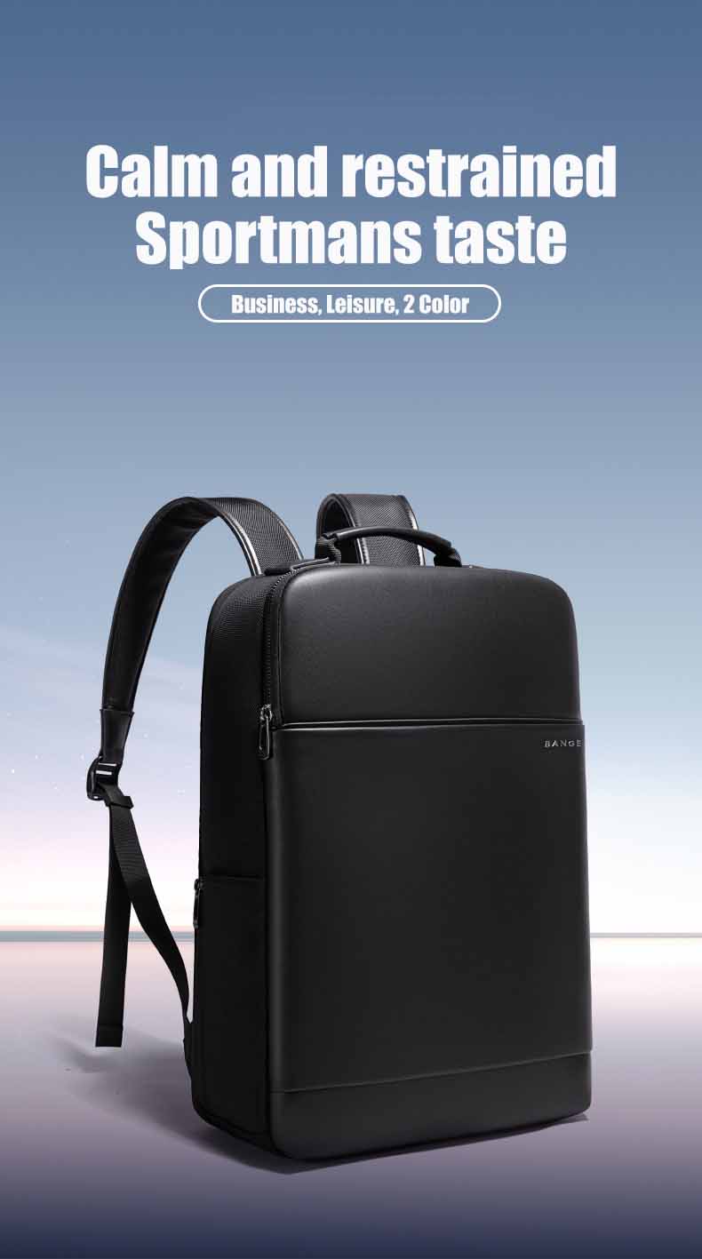 Bange Prowlerz Laptop Bag Business Travel Big Capacity Fast Charging USB Laptop Backpack (15.6'')