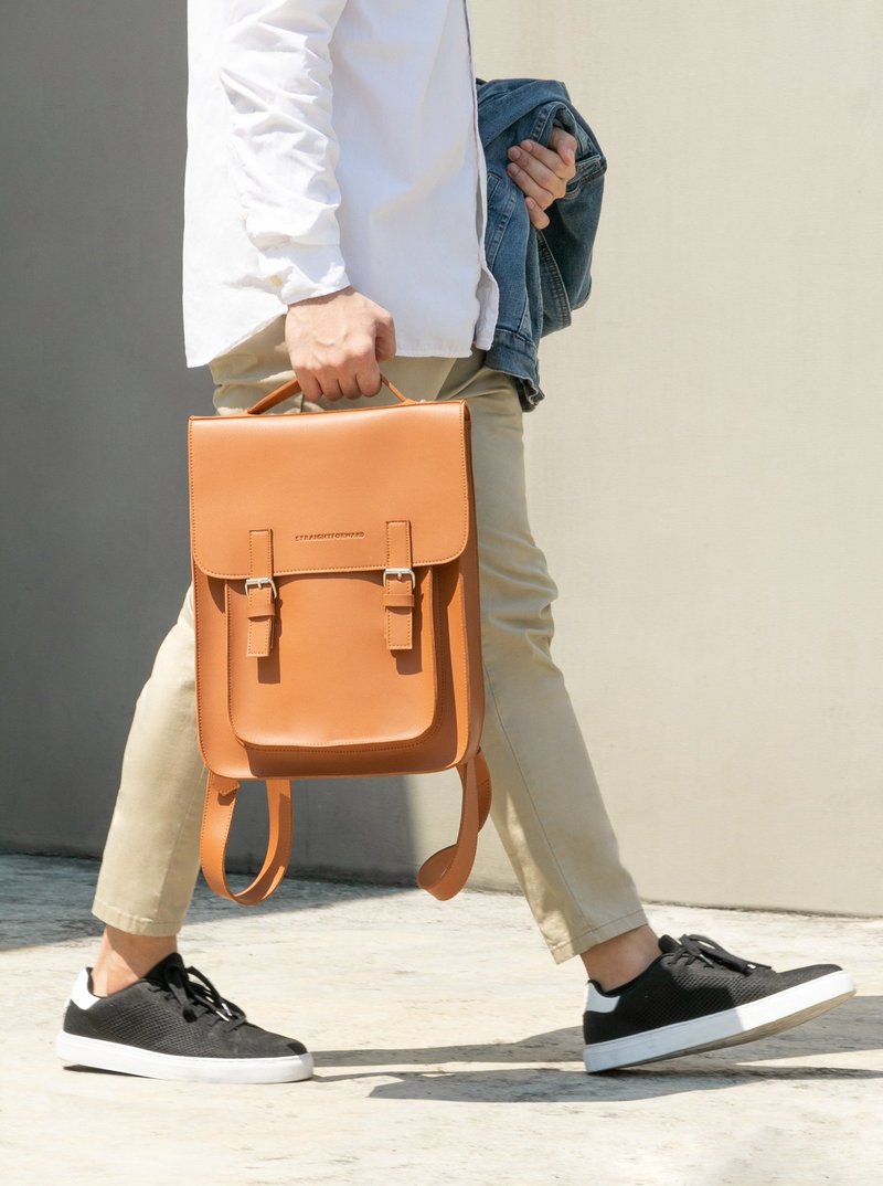 Straightforward DVL Portrait Satchel Backpack