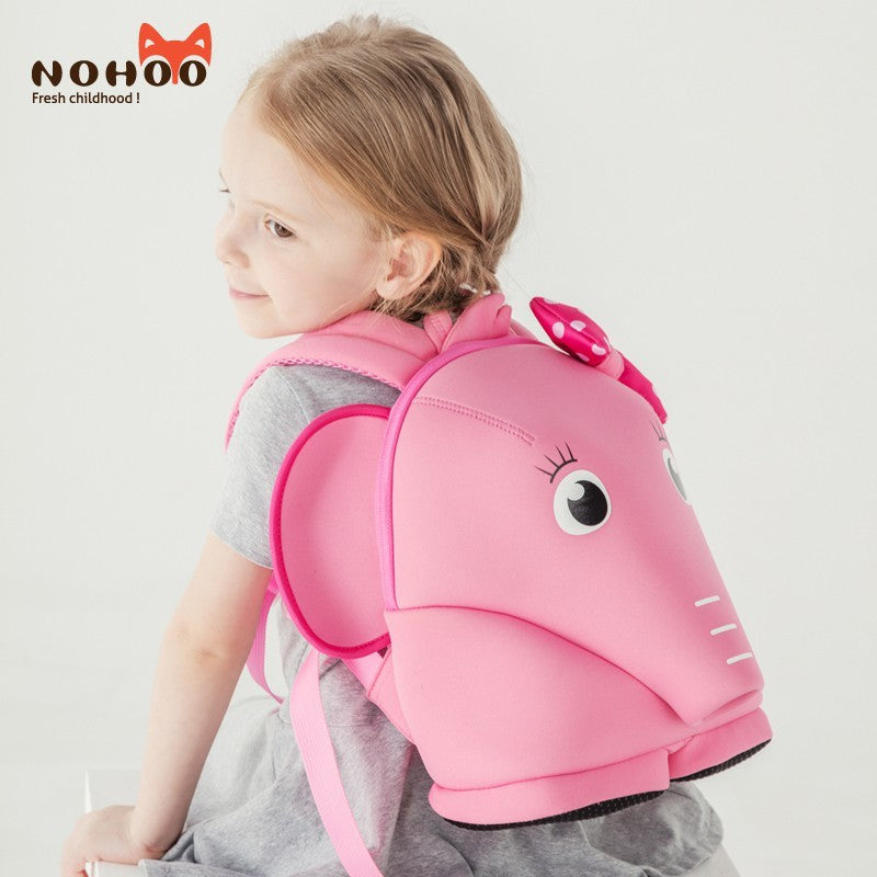 NOHOO Kid Elephant Harness 3D Design School Bag Toodler Preschool Backpack Bags