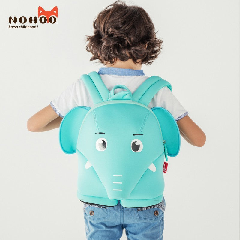 NOHOO Kid Elephant Harness 3D Design School Bag Toodler Preschool Backpack Bags