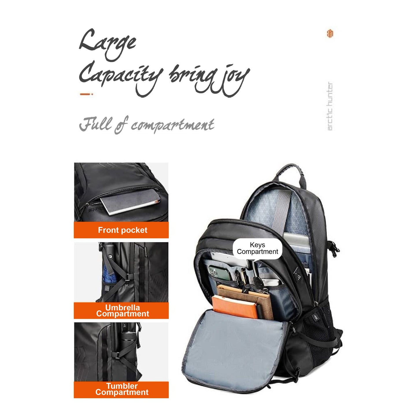 Arctic Hunter i-Agility Backpack (15.6" Laptop)